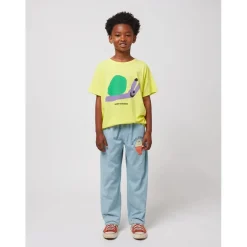 Morning Egg Byxor I Ljus Denim Light Blue><noscript><img width=
