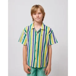 Multicolor Randig Frottéskjorta Offwhite><noscript><img width=