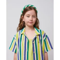 Multicolor Randig Frottéskjorta Offwhite><noscript><img width=
