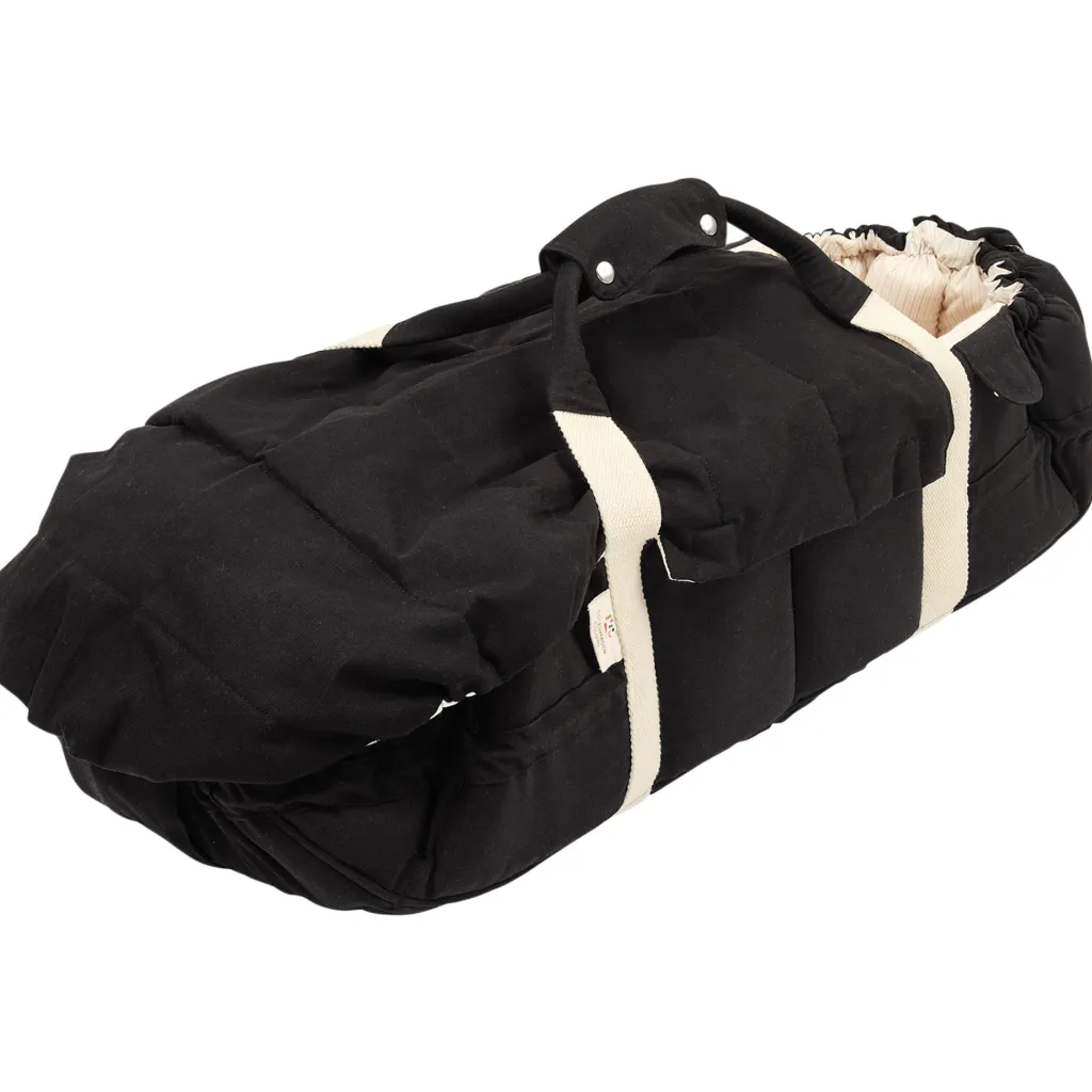 Multifunktionell Babylift Black W. Cream Solid Stripe>Copenhagen Colors Best