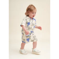 Muslin Onesie Grapes Blue>garbo&friends Online