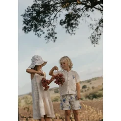 Muslin Shorts Grapes Blue><noscript><img width=