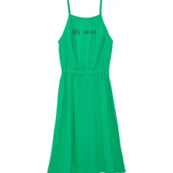Nº04 Strap-klänning Bright Green>True Artist Discount