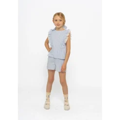 Nalani Shorts White Swan Striped><noscript><img width=