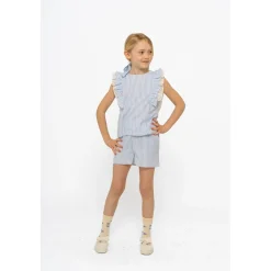 Nalani Shorts White Swan Striped><noscript><img width=