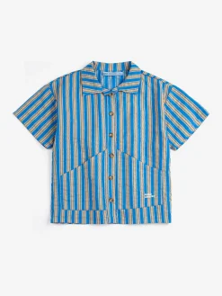 New Hairline Skjorta Navy Blue>Bobo Choses New