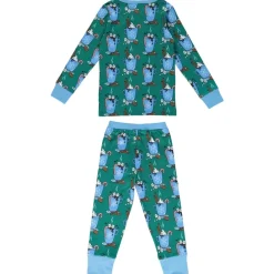 Nightwear set with hot chocolate Petroleum Green Varm Choklad Pyjama Petroleum Green><noscript><img width=