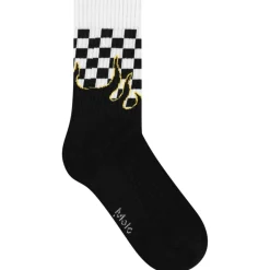 Norman 4-pack Socks Blue Flames><noscript><img width=