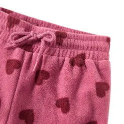 Northpole Fleecebyxor Mauve Hearts>Kuling Outlet