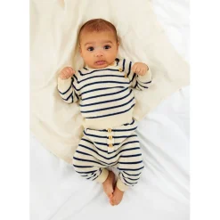 Norton Stickade Byxor Mood Indigo Striped>The New Siblings Outlet