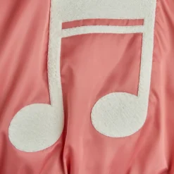 Note Chenille Baseballjacka I Satin Pink><noscript><img width=