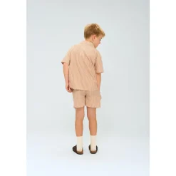 Ollie Skjorta Indian Tan Striped><noscript><img width=