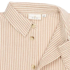 Ollie Skjorta Indian Tan Striped><noscript><img width=