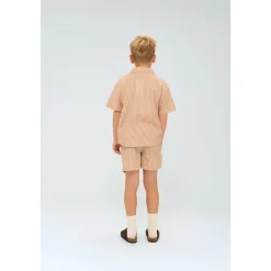 Ollie Skjorta Indian Tan Striped><noscript><img width=