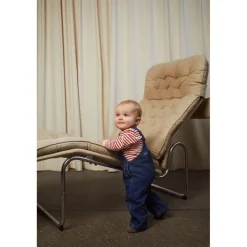 Organic Baby Overalls Dark Indigo Blue Washed><noscript><img width=