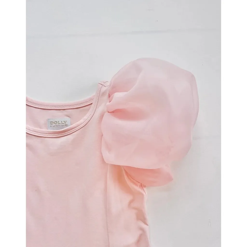 Organza klänning i Dolly Pink>DOLLY by Le Petit Tom Best