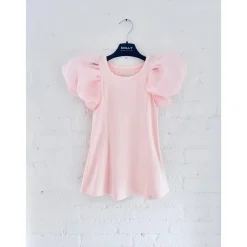 Organza klänning i Dolly Pink><noscript><img width=
