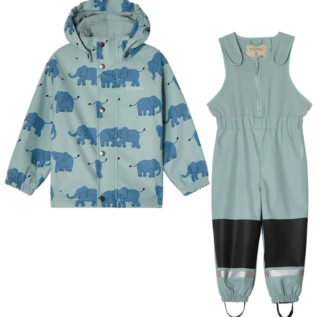 Ottawa Fodrat Regnställ Sky Blue Elephant>Kuling Best
