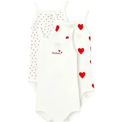 3-Pack Baby Bodies Gräddvita>Petit Bateau Outlet