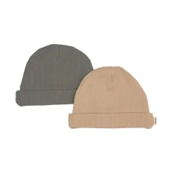 2-Pack Detroit GOTS Mössor Sand/Green>Kuling New