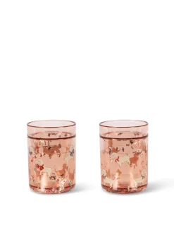 2-pack Glittermuggar Woof Letter Rose>Konges Sløjd Outlet