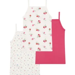 3-pack Linne Peonia Marshmallow>Petit Bateau