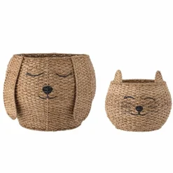 2-Pack Milus Korgar Bruna>Bloomingville Sale