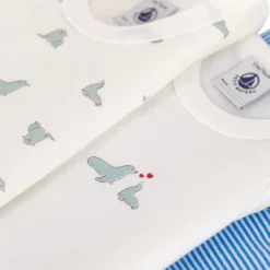 3-pack Ärmlösa Baby Bodys Delphinium Marshmallow><noscript><img width=