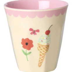 6-Pack Small Bägare I Melamin Pink Fun Fair>RICE