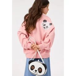 Panda Bear Handbag Crisp White><noscript><img width=
