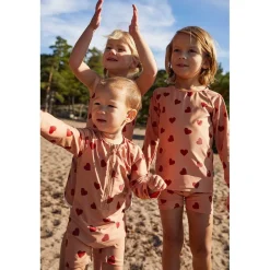 Paros Hjärtmönstrad UV-Dräkt Terracotta><noscript><img width=