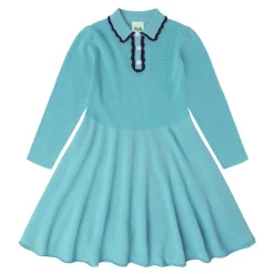 Peblum Klänning Aqua>FUB Online