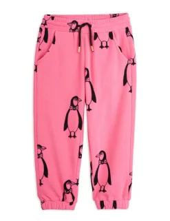 Penguin Fleecebyxor Pink>Mini Rodini Sale