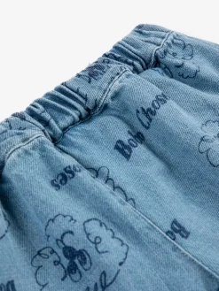Pickles The Dog All Over Denimbyxor Prussian Blue><noscript><img width=