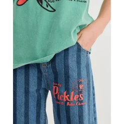 Pickles The Dog Denimbyxor Navy Blue><noscript><img width=