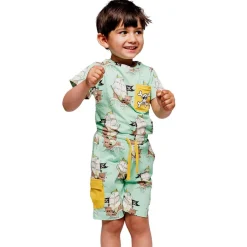 Pirate Ships Shorts Minty Green Tea><noscript><img width=
