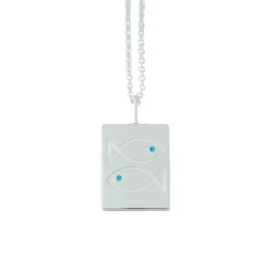 Pisces Berlock Silverfärgad>Design Letters Online