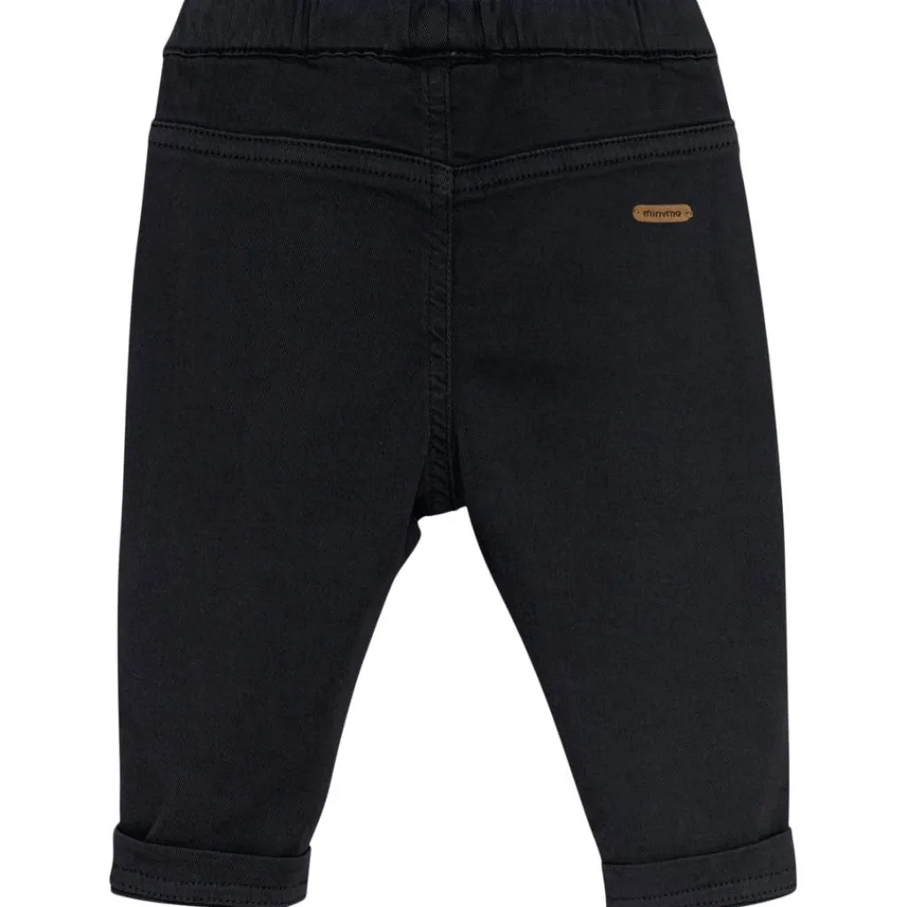 Plain Twill Byxor Dark Navy>Minymo Best