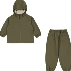 Plainy Set Med Regnkläder Burnt Olive>Konges Sløjd Outlet