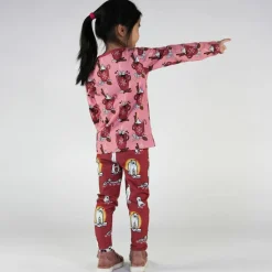 Polar Bears Leggins Baroque Rose>Småfolk