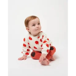 Poma Mönstrad Babytröja Naturvit><noscript><img width=