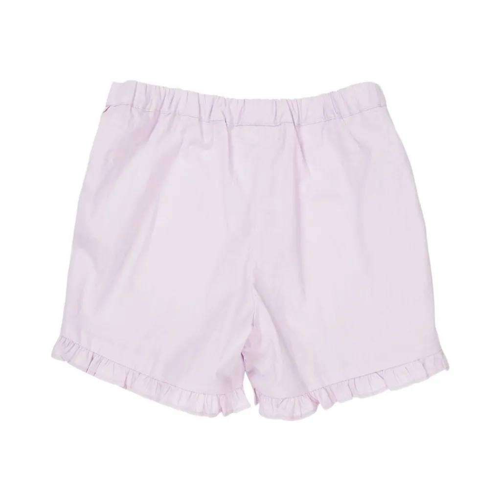 Poplin Frill Shorts Lavender>Copenhagen Colors Sale