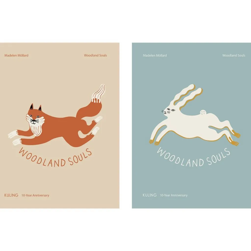 Poster 30x40 X Madelen Möllard 2-pack FSC Mix Affisch Vit>Kuling New