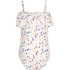 Prickig Baddräkt Gräddvit>Petit Bateau Online