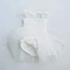 Pärl Tulle Ballerina Klänning White><noscript><img width=