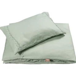 Påslakanset Vagn/Vagga Mood Spets Sage Green>NG Baby New