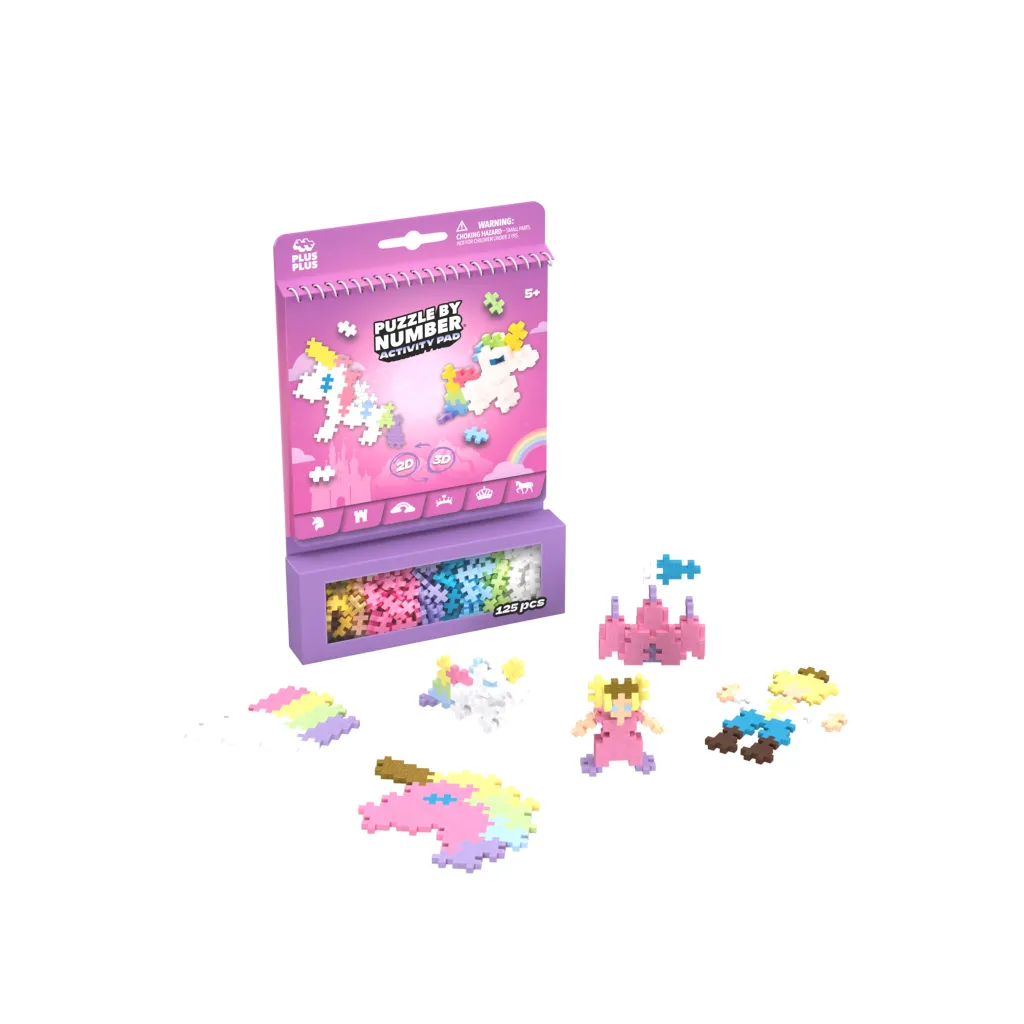 Puzzle By Number Aktivitetsblock Fantasy World>Plus-Plus Hot
