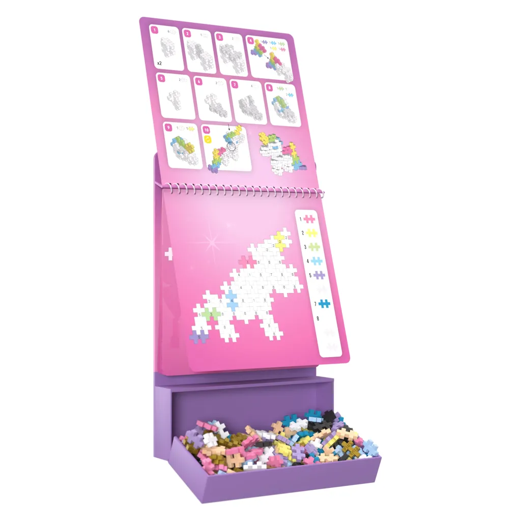 Puzzle By Number Aktivitetsblock Fantasy World>Plus-Plus Hot