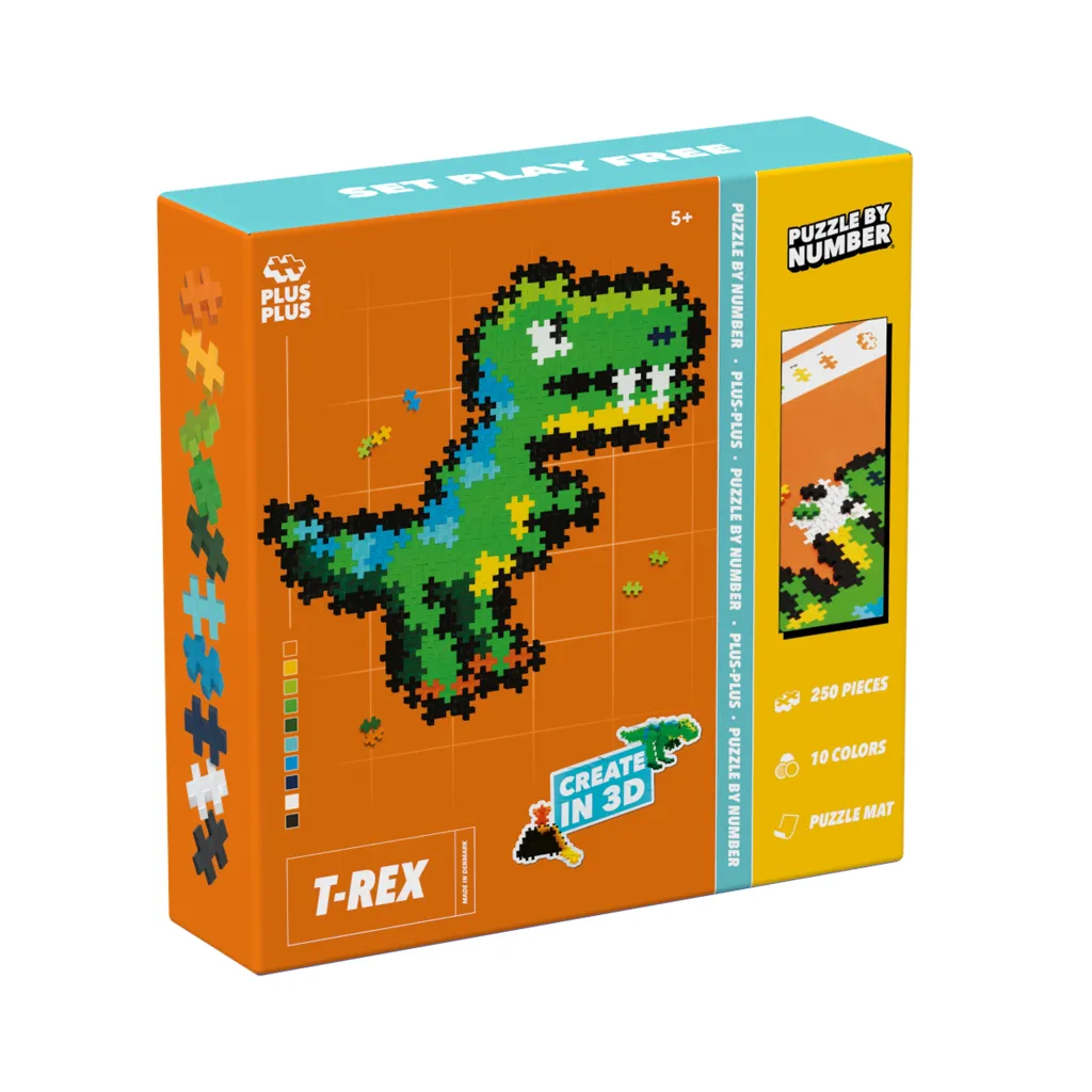 Puzzle By Number T-rex>Plus-Plus Discount