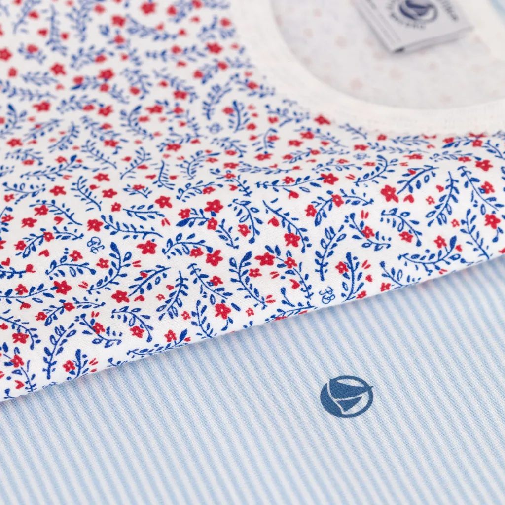 Pyjamas 2-pack Jasmin Marshmallow>Petit Bateau Discount
